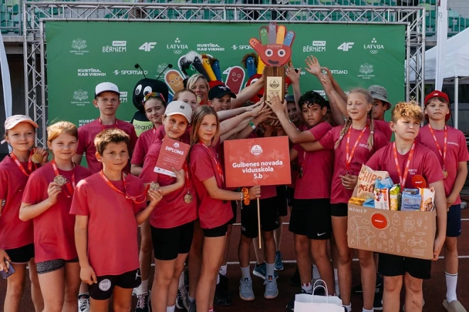 "Sporto visa klase" laureāti.