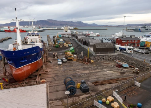 Islandes galvaspilsēta Reikjavika.