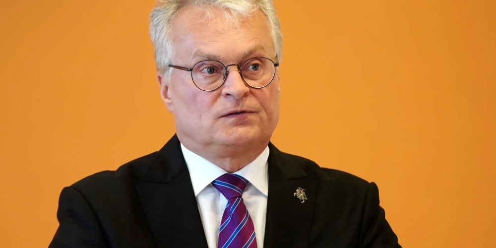 Lietuvas prezidents Gitans Nausēda.