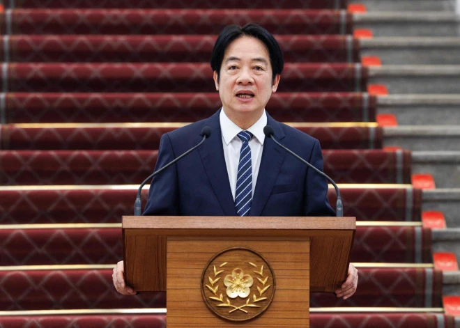 Taivānas prezidents uzsver nepieciešamību gatavoties karam ar Ķīnu