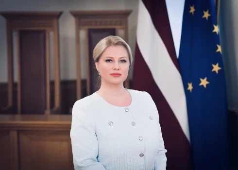 Satversmes tiesas priekšsēdētāja Irēna Kucina.