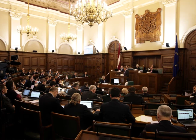 В помещениях Сейма депутаты при общении друг с другом должны будут использовать только латышский язык