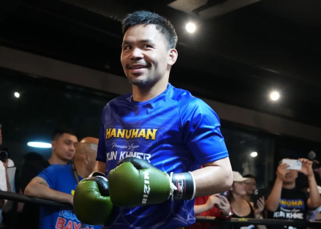 46 gadus vecais Menijs Pakjao paziņo, ka atgriezīsies boksa ringā