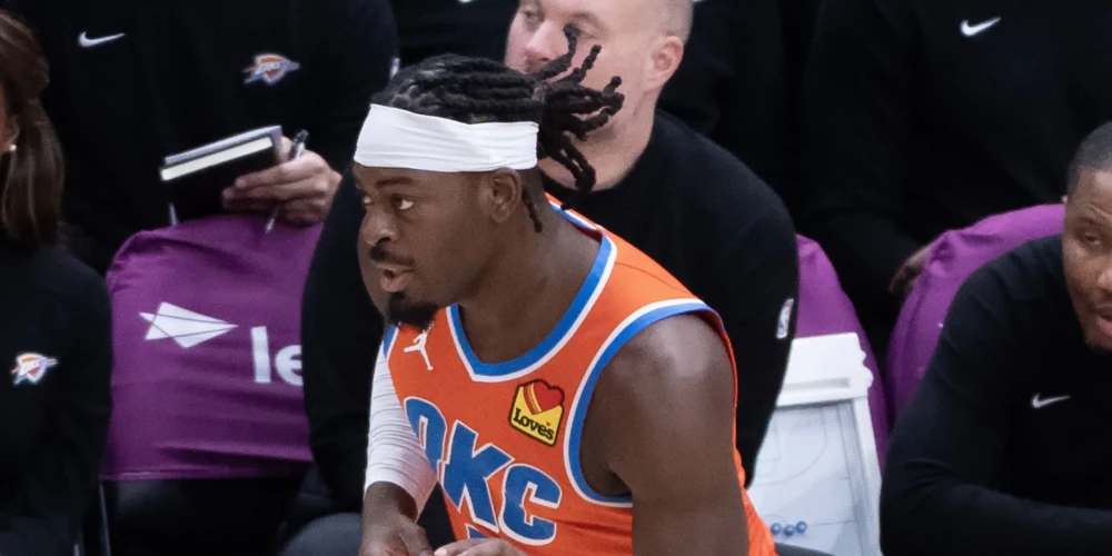 Nacionālās basketbola asociācijas kluba Oklahomasitijas "Thunder" uzbrucējs Džeilens Viljamss.