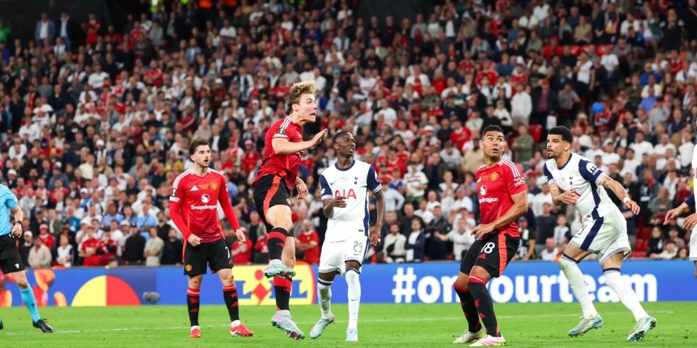 Divu Anglijas klubu cīņā par UEFA Eiropas līgas uzvarētājiem kļūst "Hotspur" futbolisti.