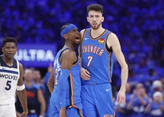Gildžess-Aleksandrs, Viljamss un Holmgrēns nodrošina "Thunder" otro uzvaru NBA Rietumu finālā