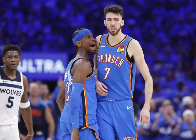 Gildžess-Aleksandrs, Viljamss un Holmgrēns nodrošina "Thunder" otro uzvaru NBA Rietumu finālā
