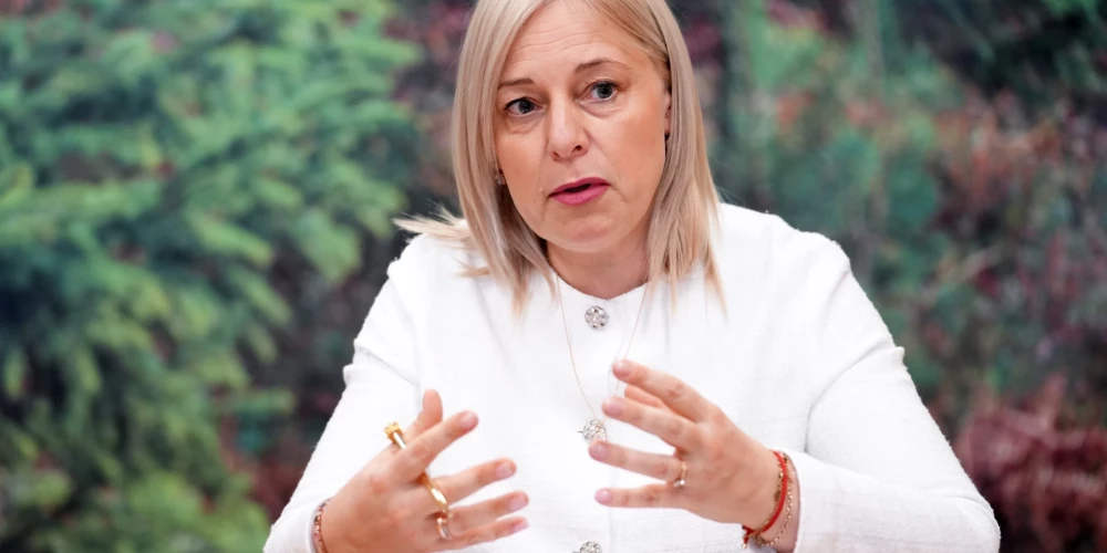 AS "Latvijas valsts meži" padomes priekšsēdētāja Zane Driņķe.