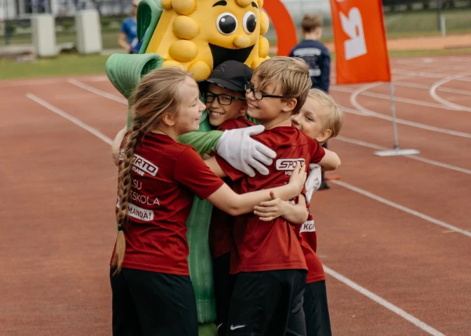 "Sporto visa klase" 2025. gada finālsacensības Jelgavā 3. un 4. klasēm.