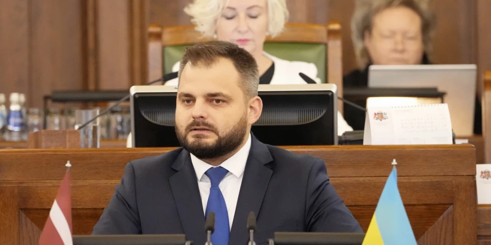  "Jaunās vienotības" (JV) Saeimas frakcijas vadītājs Edmunds Jurēvics.