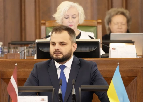 "Jaunās vienotības" (JV) Saeimas frakcijas vadītājs Edmunds Jurēvics.