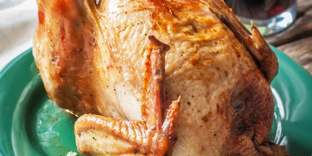 Lēni cepts vistas cepetis