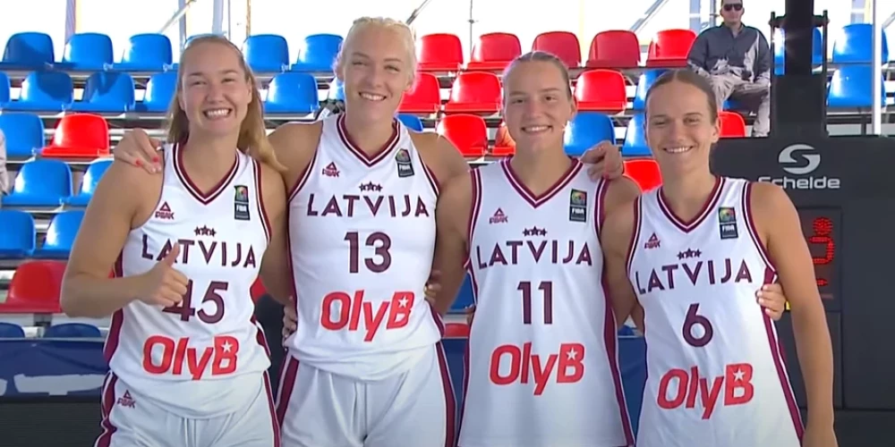 Latvijas 3x3 sieviešu basketbola izlase pārspēj Čīli un iekļūst Pasaules kausā.
