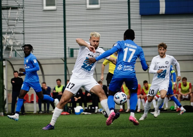 Ar Diedjū precīzo sitienu “Daugavpils” futbolisti pārspēj “Jelgavu” un paceļas uz ceturto vietu