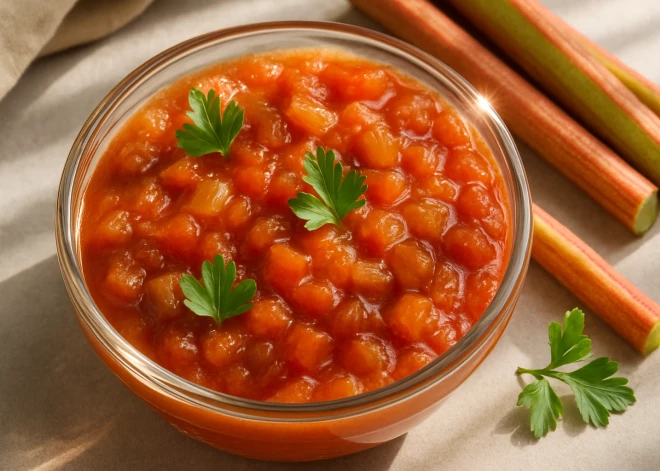 Atklāj jaunu garšas pasauli - rabarberi sāļajos ēdienos