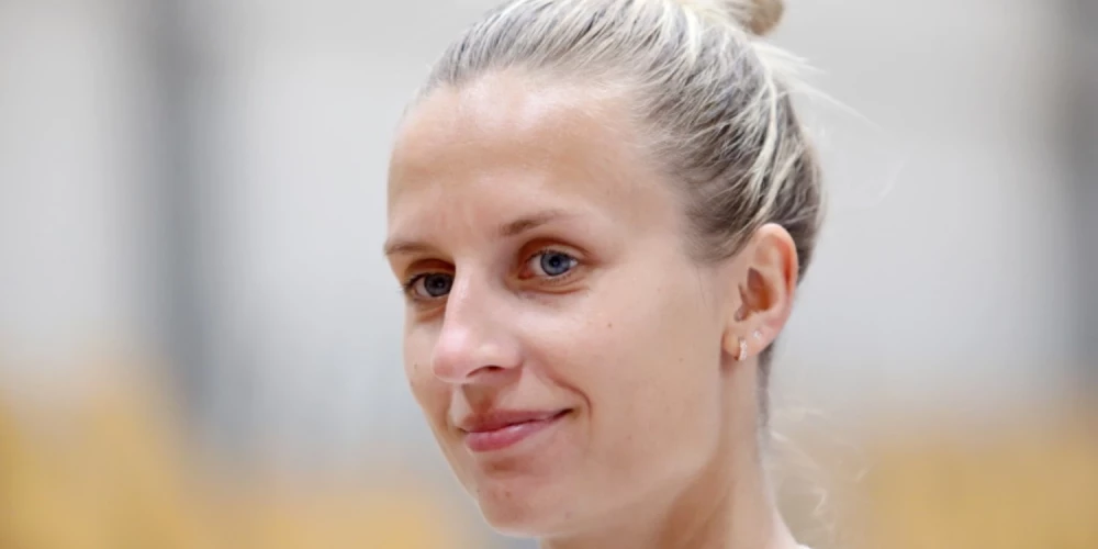 Latvijas basketboliste Kitija Laksa. 