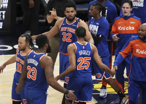 "Knicks" basketbolisti izcīna pirmo uzvaru sērijā ar "Pacers".