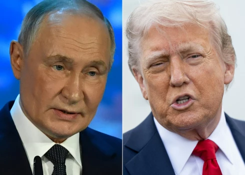 Владимир Путин и Дональд Трамп.