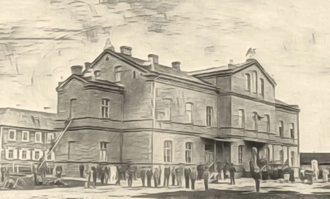 Grīvas Vācu skola, kur zinību ābecē sāka ielūkoties Rainis.