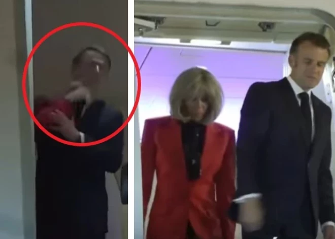 ВИДЕО: у президента Франции очередной конфуз - он прилюдно получил по лицу от жены