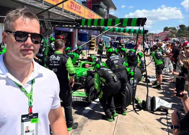 Latvietis satiek F1 zvaigznes - Arnis Ozols VIP statusā pasaulē prestižākajās autosacīkstēs