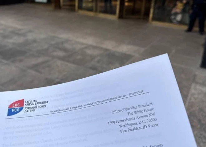 Latvijas Krievu savienība žēlojas ASV viceprezidentam Džeimsam Vensam par krievu diskrimināciju Latvijā