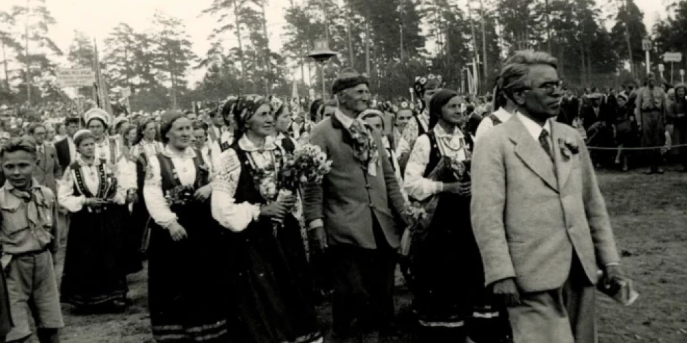 Праздник песни Латгалии в июне 1940 года.