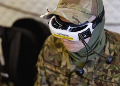 FOTO: Latvijas vadošie dronu ražotāji "Mežainē" demonstrē savu veikumu