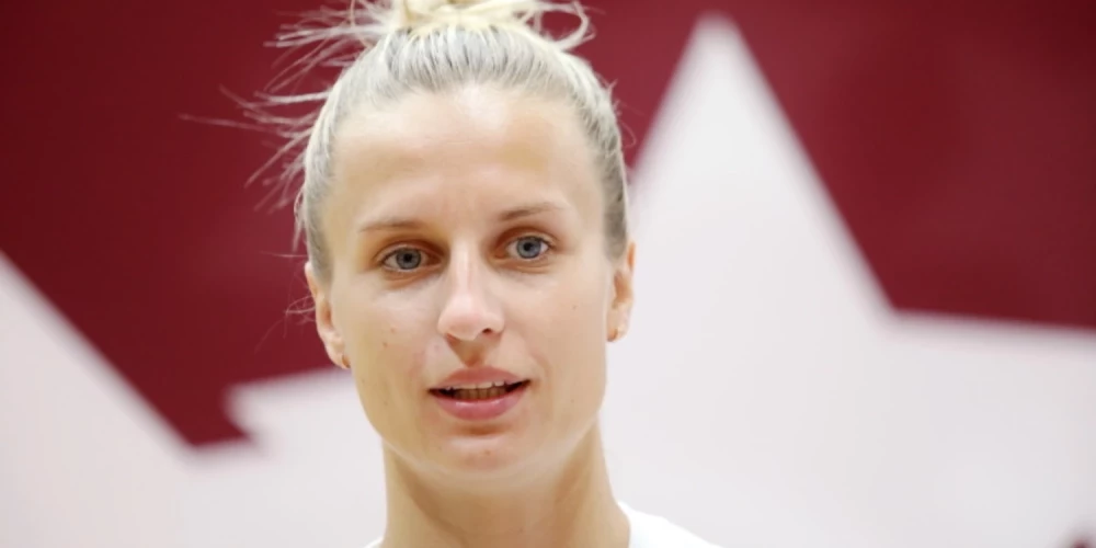 Latvijas basketboliste Kitija Laksa.