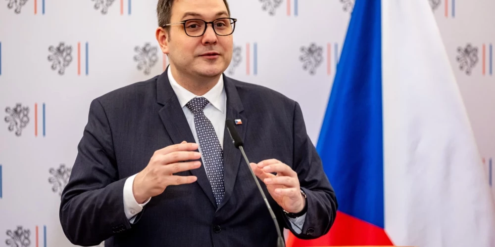Čehijas ārlietu ministrs Jans Lipavskis.