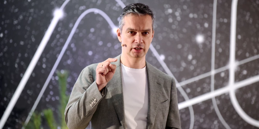 Centrālās statistikas pārvaldes priekšnieks Raimonds Lapiņš.