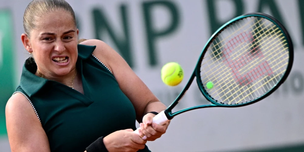 Ostapenko Francijas atklātā čempionāta otrajā kārtā uzvar amerikānieti Dolehaidu.