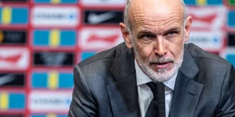 Latvijas futbola izlases galvenais treneris Paolo Nikolato.