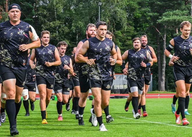 “Baltic XL/Livonia” Latvijas regbija čempionātā kā ar ceļarulli pārbrauc pāri “Ežiem”