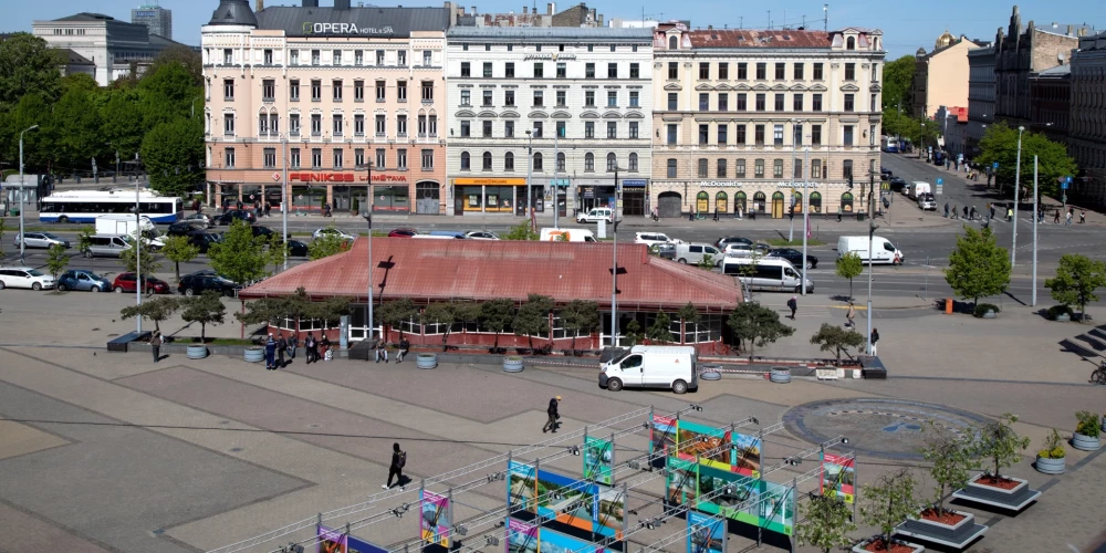 Площадь у Центрального вокзала.