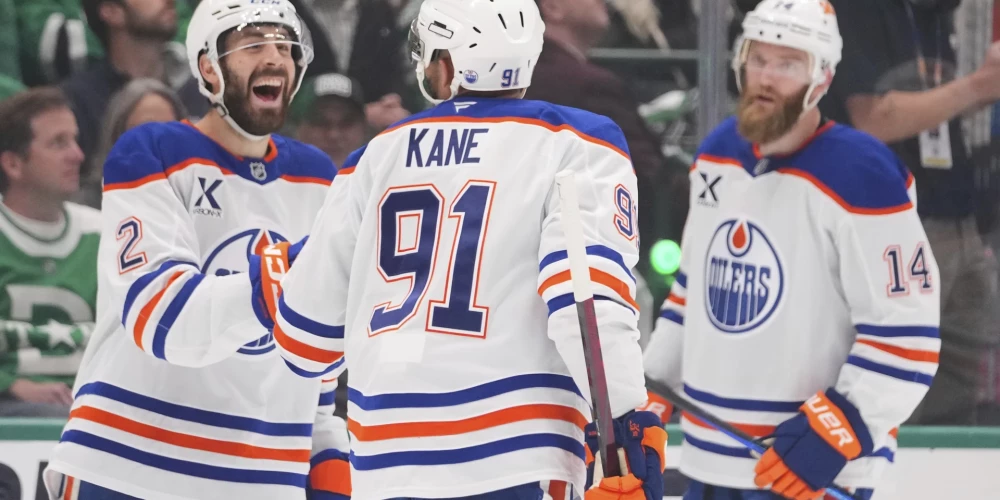 Edmontonas "Oilers" otro gadu pēc kārtas iekļūst Stenlija kausa finālā.