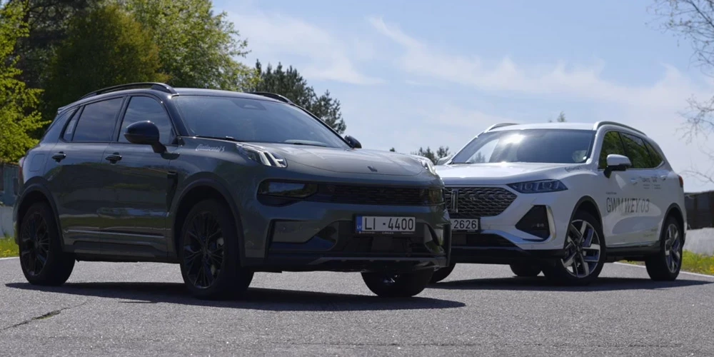 GWM Wey 03 un Lynk&CO 02 ir lādējamie hibrīdmodeļi.