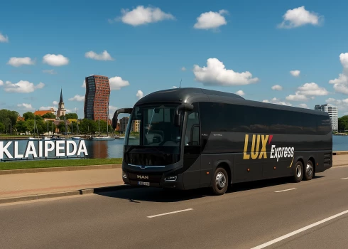Маршрут Lux Express из Риги в Клайпеду будет действовать до 31 августа.