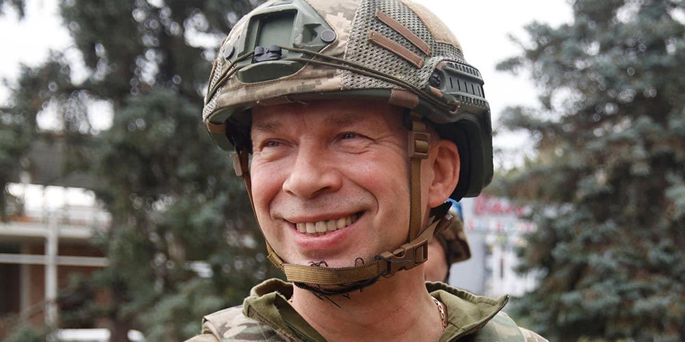 Ukrainas Bruņoto spēku virspavēlnieks Oleksandrs Sirskis.