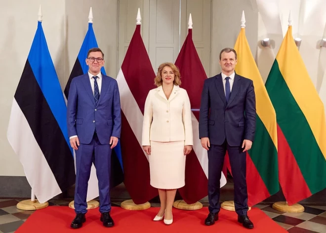 Силиня на важной встрече: Латвия, Литва и Эстония как никогда едины