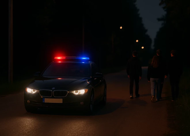 В Иецаве водитель BMW пытался наехать на молодежь, притворяясь полицейским