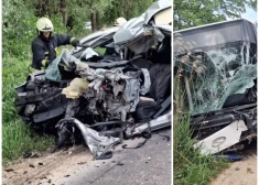 Sadursmē izdzisusi vieglā spēkrata "Renault" vadītāja dzīvība.