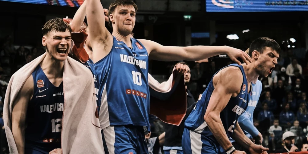  Tallinas "Kalev"/"Cramo" basketbolisti izcīnījuši Igaunijas čempiontitulu.
