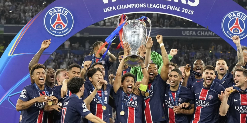 Divus vārtus PSG labā guva Dezirē Duē, bet vienu reizi pretinieku vārtos bumbu raidīja Ašrafs Hakimi, Hviča Kvarchelija un Senijs Majulu.