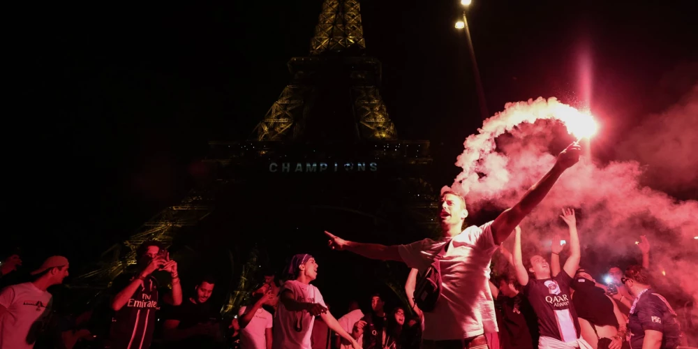 PSG fani svin uzvaru.