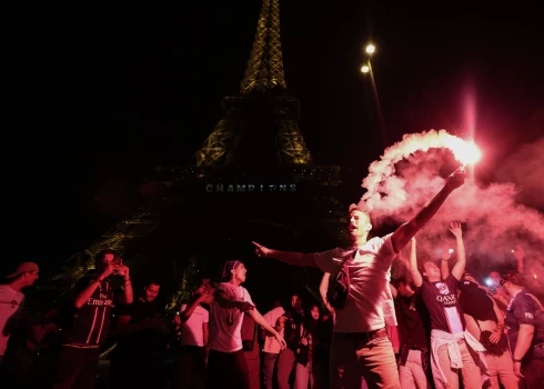 PSG fani svin uzvaru.