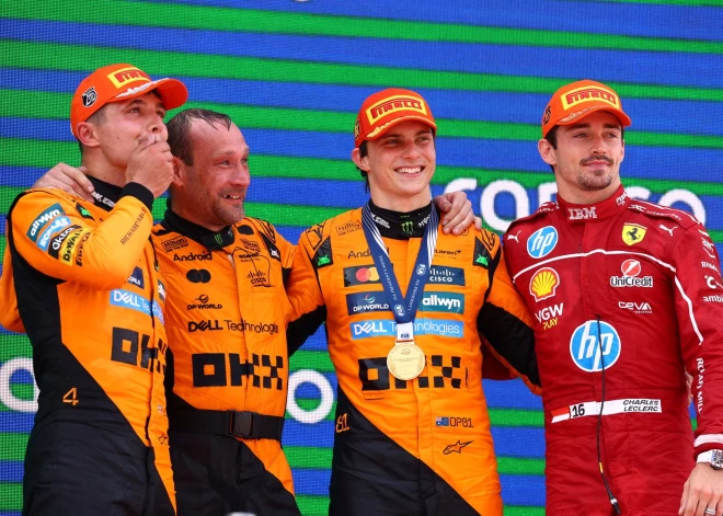 Oskars Piastri un "McLaren" triumfē Spānijas "Grand Prix", Verstapena nesavaldība maksā dārgi