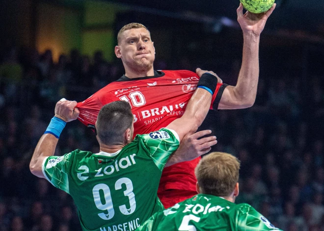 Dainis Krištopāns gūst uzvaras vārtus, viņa "Melsungen" turpina cīņu par Vācijas čempiones titulu