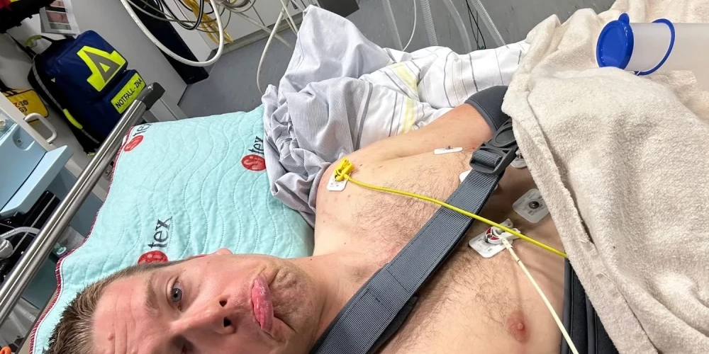 Paulam Jonasam Vācijas posms noslēdzās slimnīcā.
