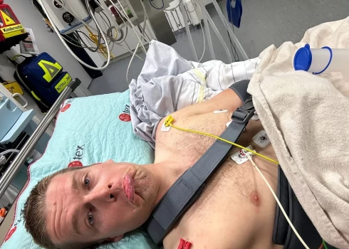 Paulam Jonasam Vācijas posms noslēdzās slimnīcā.